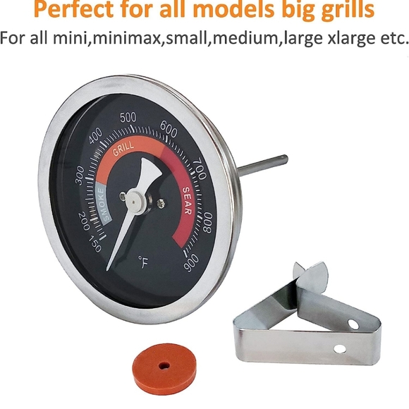 Grill smoker temperature gauge (47A) - Picture 6 of 11